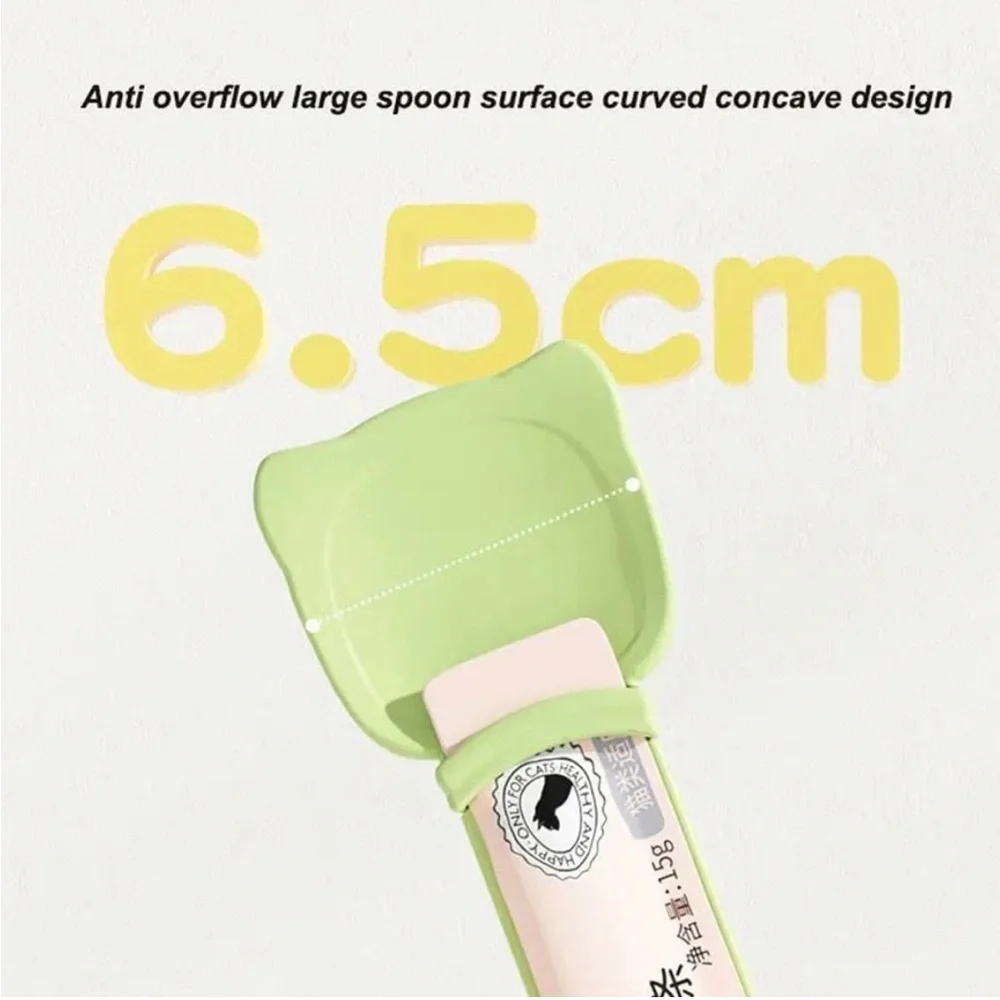 Cat Strip Squeeze Spoon set of 2